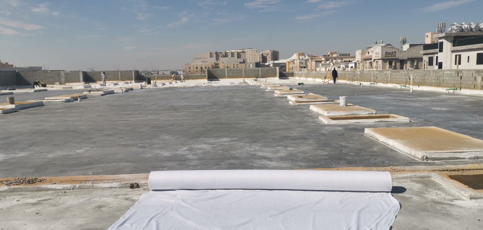 اعمال صبة الحماية الخرسانية